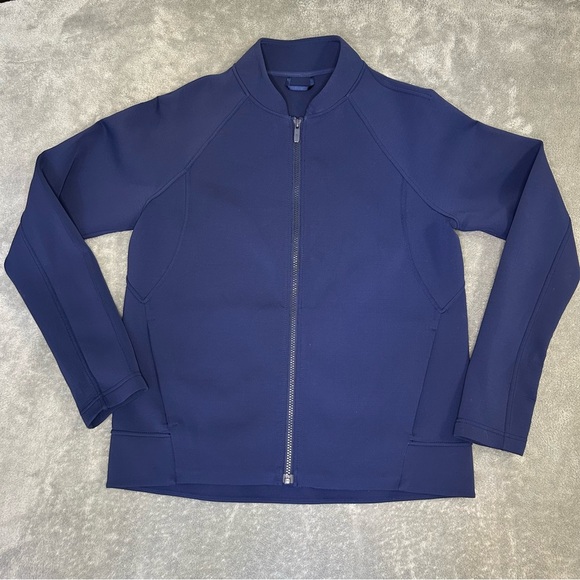 lululemon athletica Jackets & Blazers - Lululemon Embrace The Space Full Zip Jacket Women’s Blue Size Large